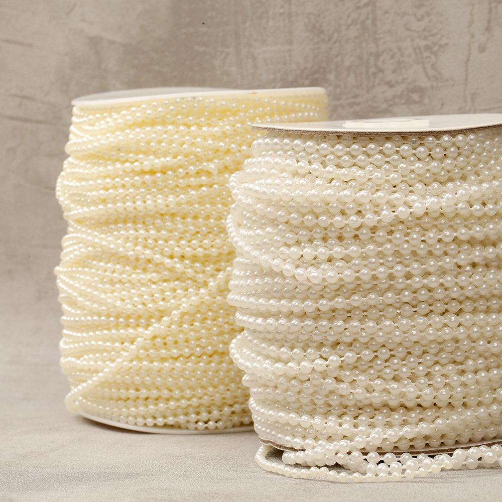 Top-Selling 2.0-14mm ABS Beads & Pearls for DIY Jewelry - Rhinestone Chain, Wedding Accessories