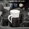 2 In 1 Car Cup Holder & Mobile Phone Stand Adjustable Multi-Functional Large Drink Coffee Bottle Holder Auto Accessories