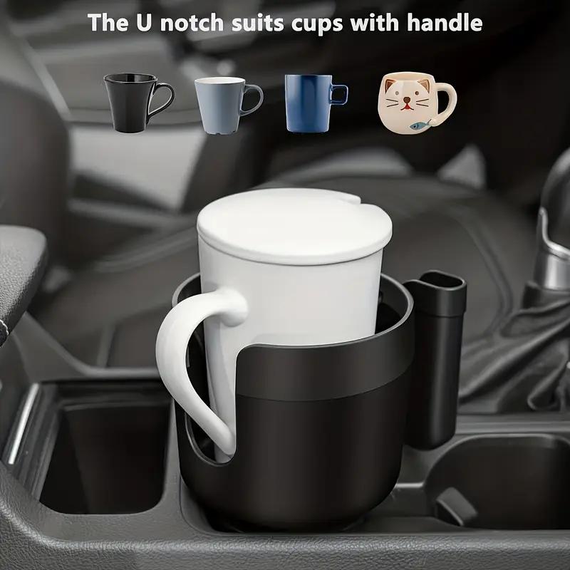 2 In 1 Car Cup Holder & Mobile Phone Stand Adjustable Multi-Functional Large Drink Coffee Bottle Holder Auto Accessories as photo