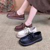 Casual Single Shoes 2024 Neue flache Schnürschuhe Casual Two Wear Vulkanisierte Damenschuhe Zapatos De Mujer Luxusschuhe