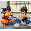 Jt Statue Son Goku Vegeta Figure Goku Eat Hamburger 15cm/5.91inch Pvc Action Figures Collection Model Toys Gifts