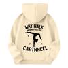 Children's Casual Round Neck Printed Pullover Long-sleeved Hooded Sweatshirt Top