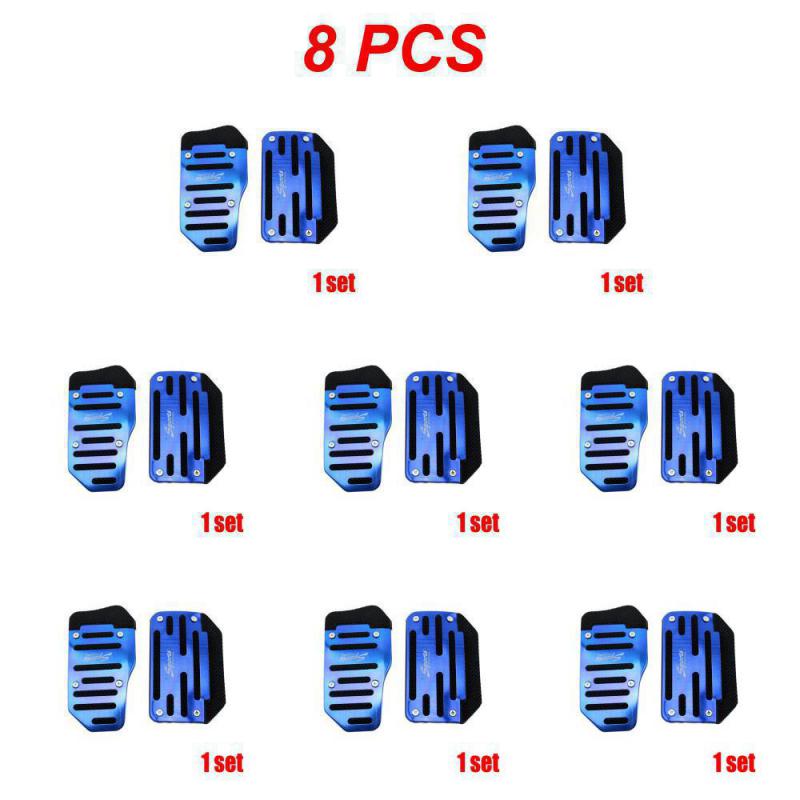 1~8PCS Aluminum Alloy Car Anti-skid Pedal Accessories for Suzuki SX4 SWIFT Alto Liane Grand Vitara Jimny SCross