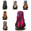 Luxury Print Imitation Silk Square Scarf Thin Hair Scarf Headband New Neck Tie Shawl Wraps  Women