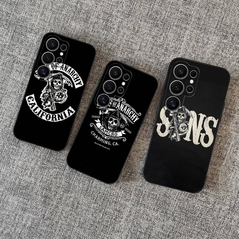 Sons Of Anarchy TV Phone Case For Samsung S 24 Fe 25 Ultra Plus 20 Lite 21 30 22 23 24 22 Ultra 5G Fundas