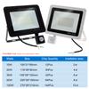 PIR Motion Sensor LED Floodlight 220V Waterproof Spotlight 20W Flood Light Outdoor Lighting for Garden Street Wall