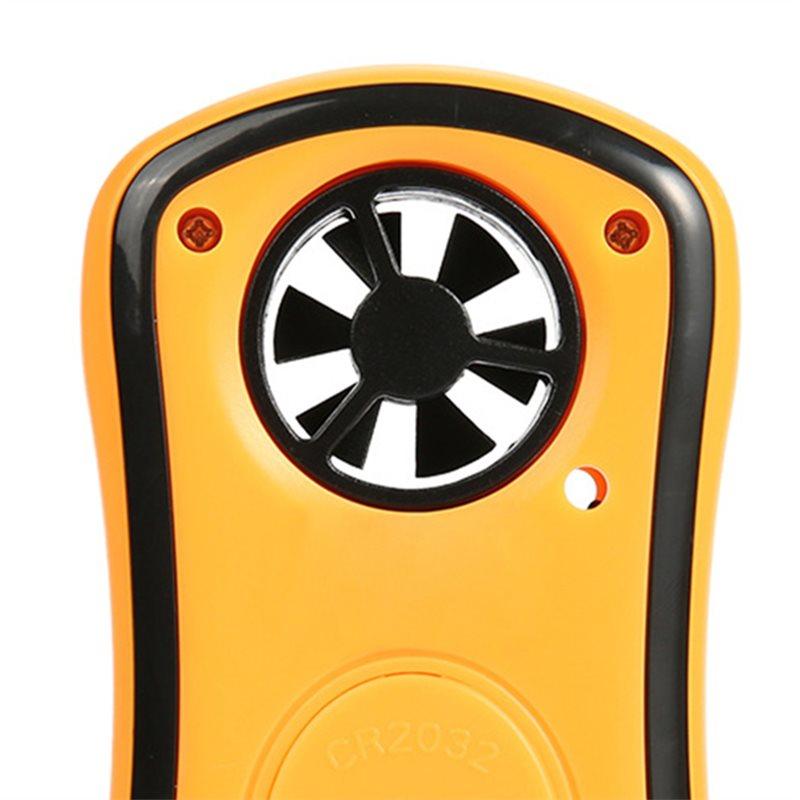 CYCLI-Wind Speed And Temperature Meter GM8908 Digital Anemometer Handheld For Outdoor Test Navigation Weather Gauge Tester 1Pc