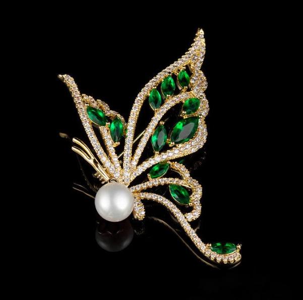 Butterfly Alloy Brooch High Personality Fashion Wedding Party Women s Suit Dress Animal Pin Decoration