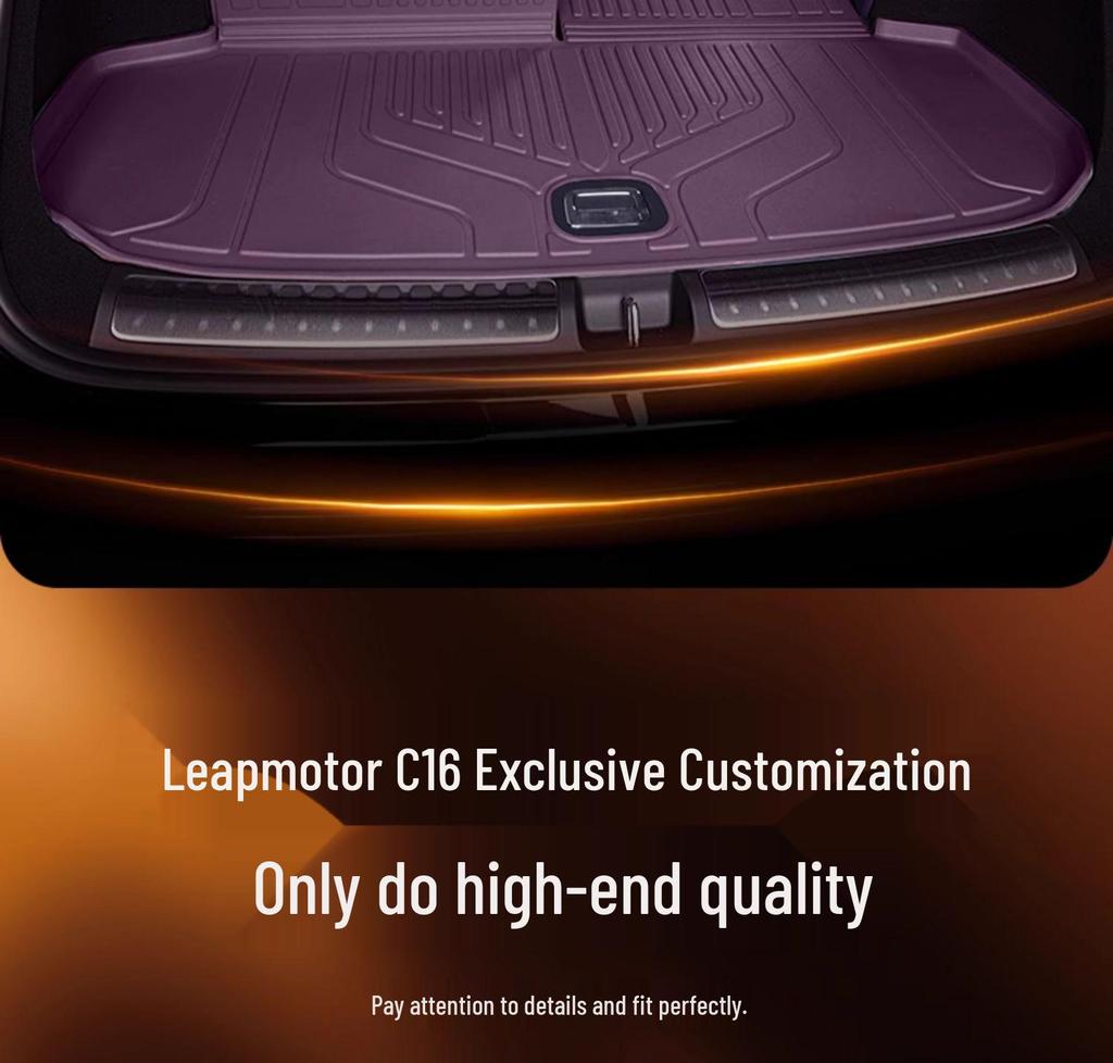 Leapmotor C16 Trunk Mat TPE2025: New Car Interior Floor Mat & Decorative Accessory