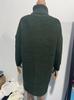 Women's Irregular Hem High Neck Pullover Long Sleeve Knit Sweater