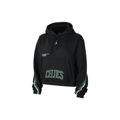 Courtside Statement Edition Boston Celtics Letter Print Hoodie Women Hoodie Black DO0150-010