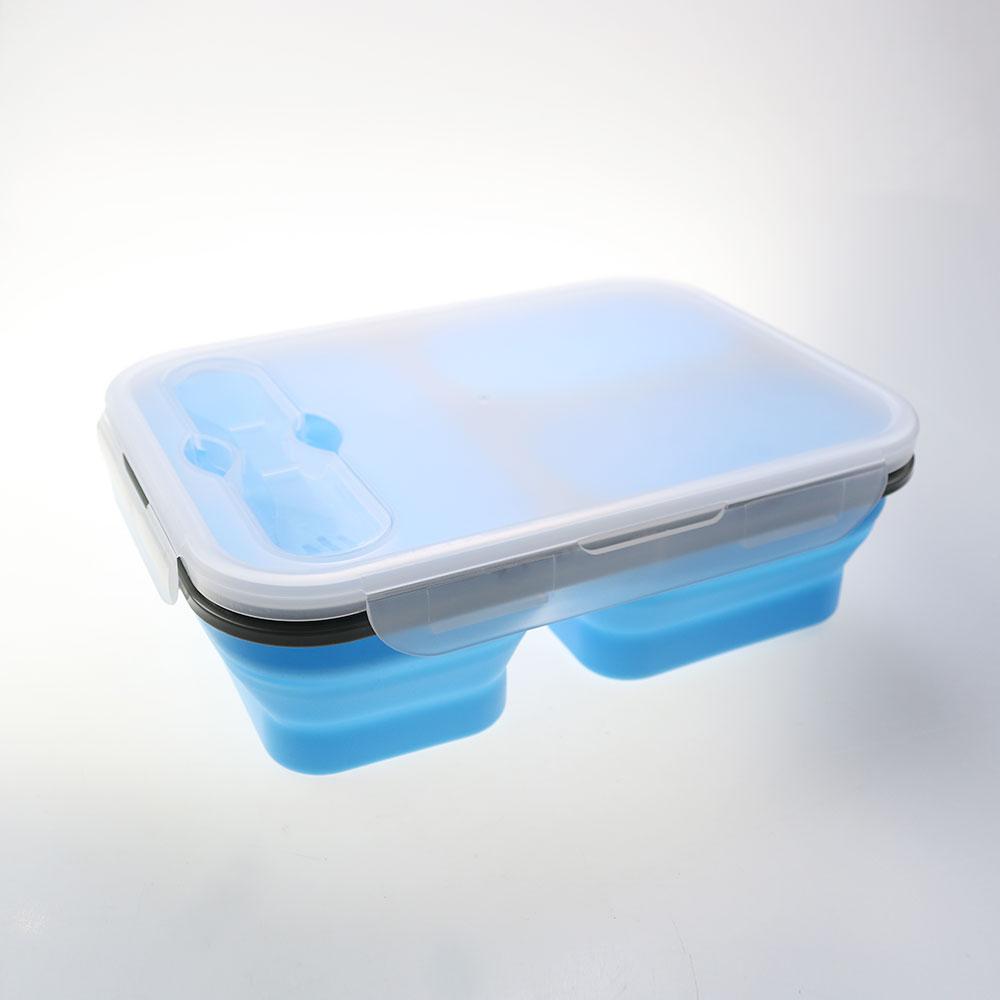 Silicone World 1300ML Silicone Collapsible Portable Lunch Box Large Capacity Bowl Lunch Bento Box Folding Lunchbox Eco-Friendly