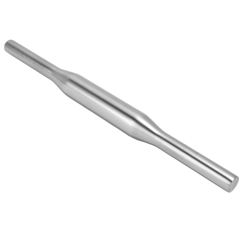 Silver Rolling Pin 304 Stainless Steel Dough Roller Durable Pizza Dough Roller  Bakery Pizzeria
