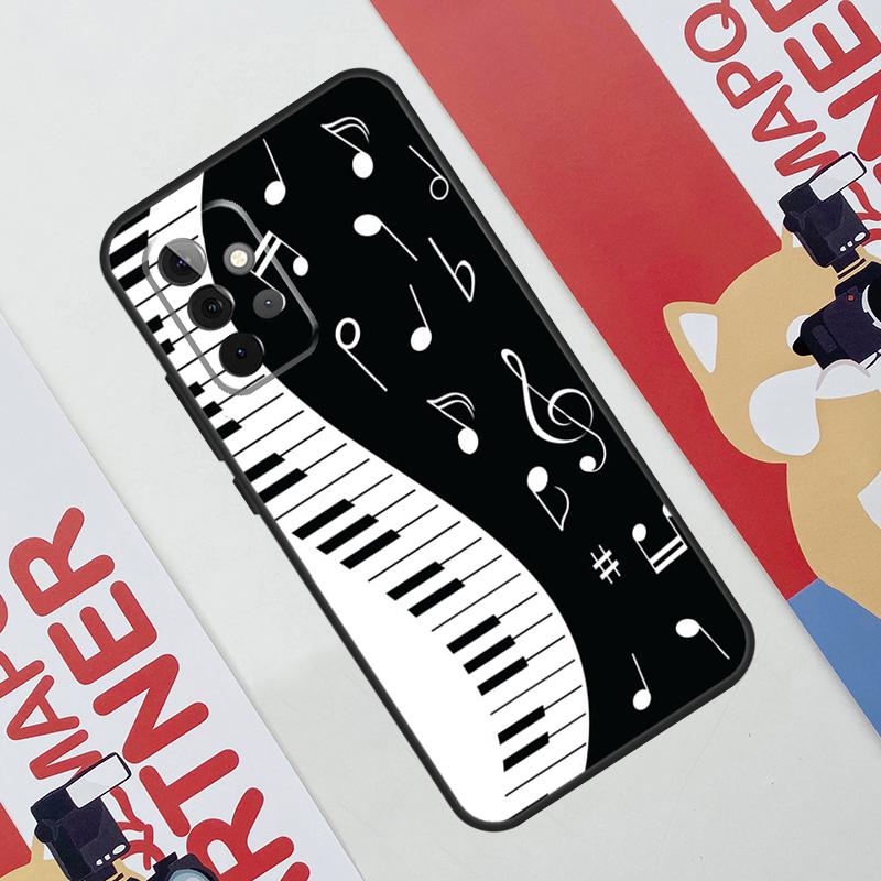 Violin Piano Case For Samsung Galaxy A52 A32 A12 A56 A36 A16 A13 A23 A33 A53 A54 A34 A14 A15 A35 A55 A17