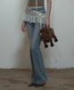 Sculpter Peekaboo Micro Sheer Skirt Raw Ivory