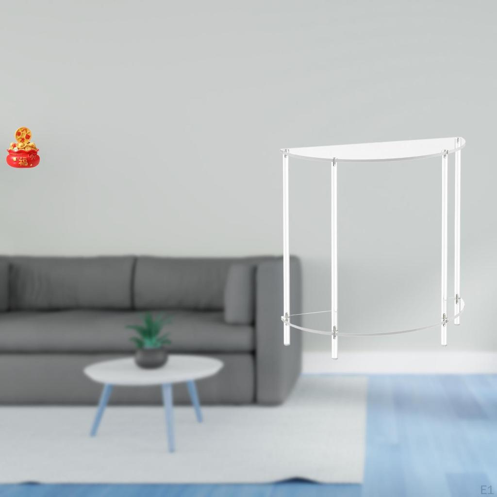 Festival Treasure Basin Ornament And Acrylic End Table for Bedroom Living Room Housewarming Gift