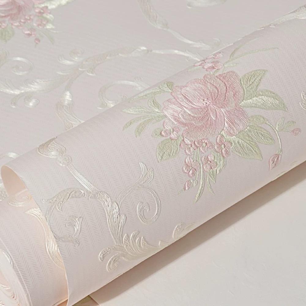 Thickened Peel and Stick Wall Sticker 3D Embossed Self-Adhesive 3D Embossed Wallpaper Washable Strippable