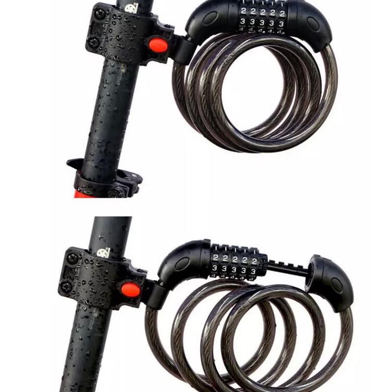 LiShi 5-Digit Combination Bicycle Cable Lock