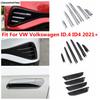 Front Bumper Fog Light Lamp Grille Eyebrow Strip / Outer Door Bowl Cover Trim Accessories For VW Volkswagen ID.4 ID4  - 2025