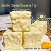 Xiaohongshu Flour & Clay Cheese Squeeze Toy: Stress Relief Hand Fidget with Vaseline Texture