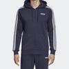 Adidas E 3S FZ FT Knitted Jacket Men Jackets Navy-Blue DU0471