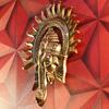 Metal Ganesha Ji Statue,Ganpati Wall Hanging Sculpture Lord Ganesh Idol Lucky Feng Shui Wall Decor Your Home,