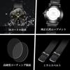 OLEVS Men's Business Casual Watch Analog Quartz Waterproof Luminous Date Display for Men