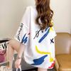 Navava Women PrinTing Loose FiT Round Neck ShorT Sleeve T shirT nT2548