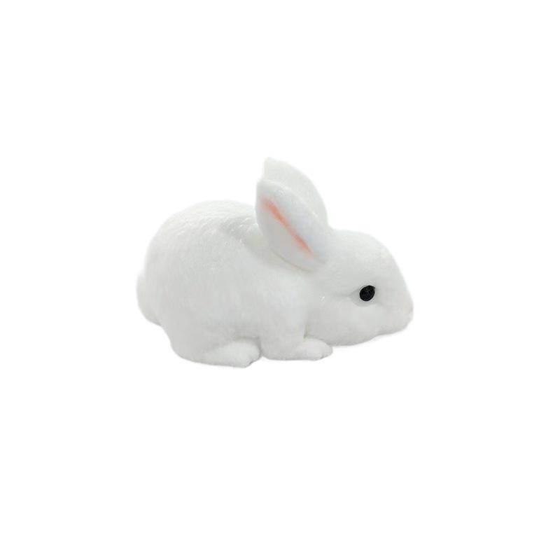 Big White Rabbit Soft Squeeze Toy - Stress Relief for Kids & Students