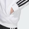adidas Reversible Knitted Comfortable Striped Jacket Men Jacket White JV6979
