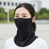 Eis-Seide Gesicht Sonnenschutz Elastische Atmungsaktive Sonnenblende Maske Nacken Sonnenschutzmaske Schule
