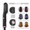 Professional Electric Hair Straightening Brush Rotating Hot Comb For Man's Beard Straightener Ionic  Smoothing Styling Brushes
