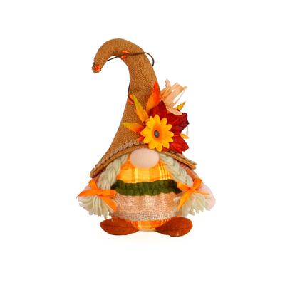 Thanksgiving Scarecrow Doll Series Decorations Season Maple Leaf Hat Gnome Dwarf Doll Ornaments