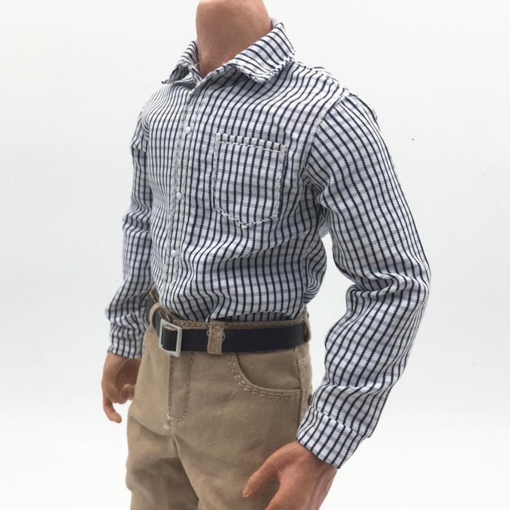 1/6 Escala Camisa a cuadros Pantalones caqui Cinturón Ropa masculina para  juguetes de 12 '' comprar a buen precio — entrega gratuita, reseñas reales  con fotos — Joom