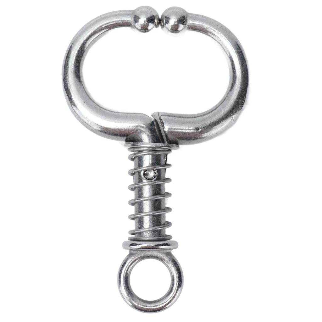 Cattle Nose Ring Cattle Spring Nose Ring Cattle Nose Ring Stainless Steel Cattle Nose Clamp Cow W Spring Nose Ring for Farm