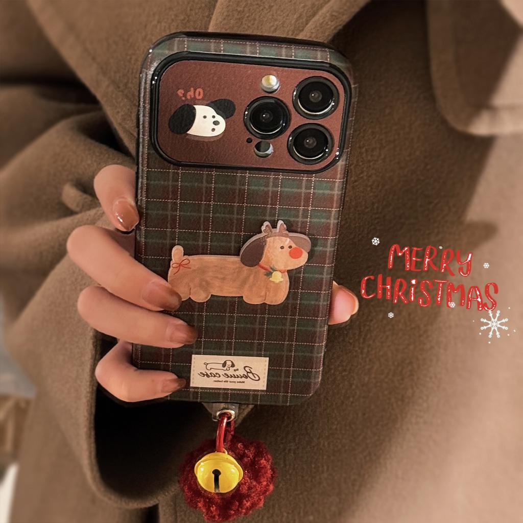 Christmas Puppy Case for iPhone 16 15 14 13/12promax