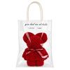Pineapple Pattern Small Bear Gift Red Wedding Supplies Pineapple Towel  Valentine's Day