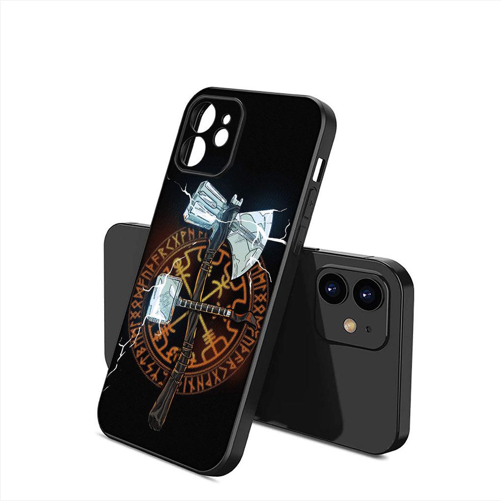 Thor Odinson Hammer Marvels Hulk Phone Cover Casing for Apple iPhone 15 14 Plus 13 12 Mini Pro Max XR + 13Pro 14+ 15+ Soft Case
