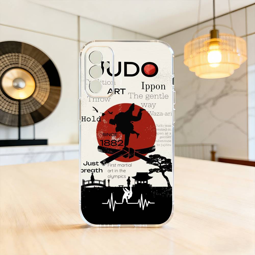 J-Jujitsu J-Judo Phone Case For SamsungA10,12,20,21S,30,31,40,50,51,52,70,71 Transparent Cover Samsung a21s