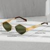 2PCS Women'S Square  Casual Retro YK2 Trendy Fashion Glasses Suitable for Driving Holiday Outfit