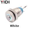 8mm Momentary Metal Push Button Switch ON OFF Brass High Ring 3V 12V DC 220V AC Red Green Blue LED Illuminated Pushbutton Switch