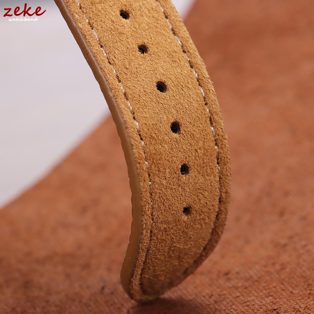 Vintage Suede Cowhide Watch Strap Leather WatchBand 18mm 19mm 20mm 22mm Quick Release Bracelet for Men Women Universal Wristband