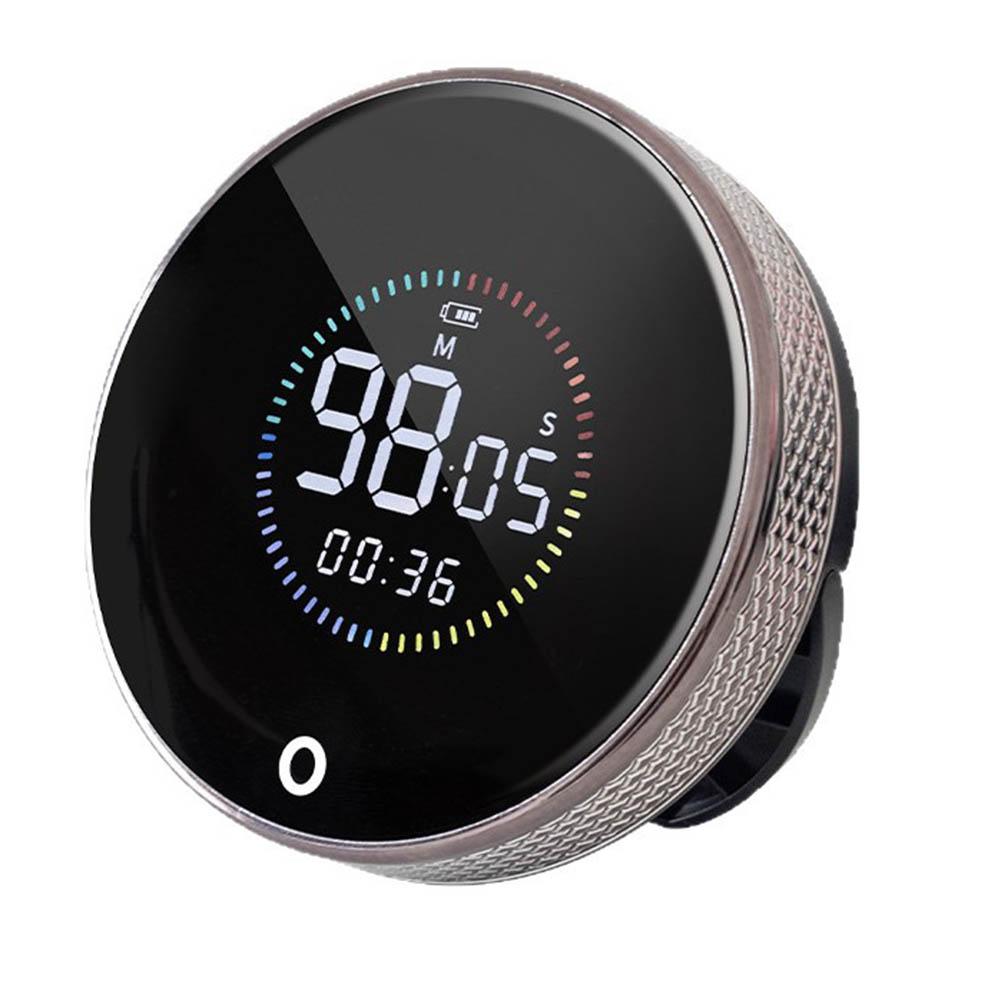 1PC Kitchen Timer USB Rechargeable Rotating Timer For Cooking Studying - One-Button Precision! Home Kitchen Time Tools