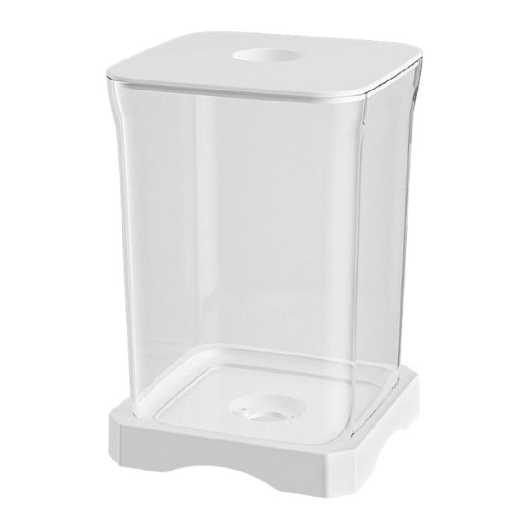 

Innovative Small Fishes Tanks with Adjustable Water Flows Space Saving Plastic Fish Bowl Display for Healths Fish белый