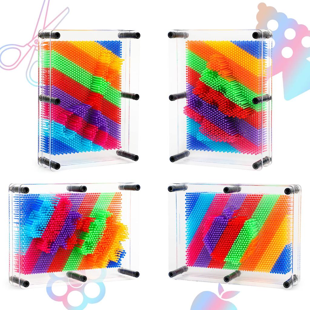3D Clone Metal Pin Antistress Art Clone Hand Shape Model Kid Toys Pinscreen Needle Board Sculptures Painting Carving Pinart Gift