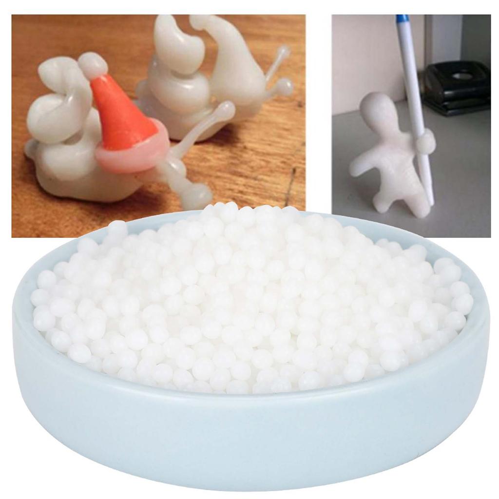 Thermoplastic Pellets Moldable Plastic Material Softens In Heat for DIY Hand Made Crafts 500g