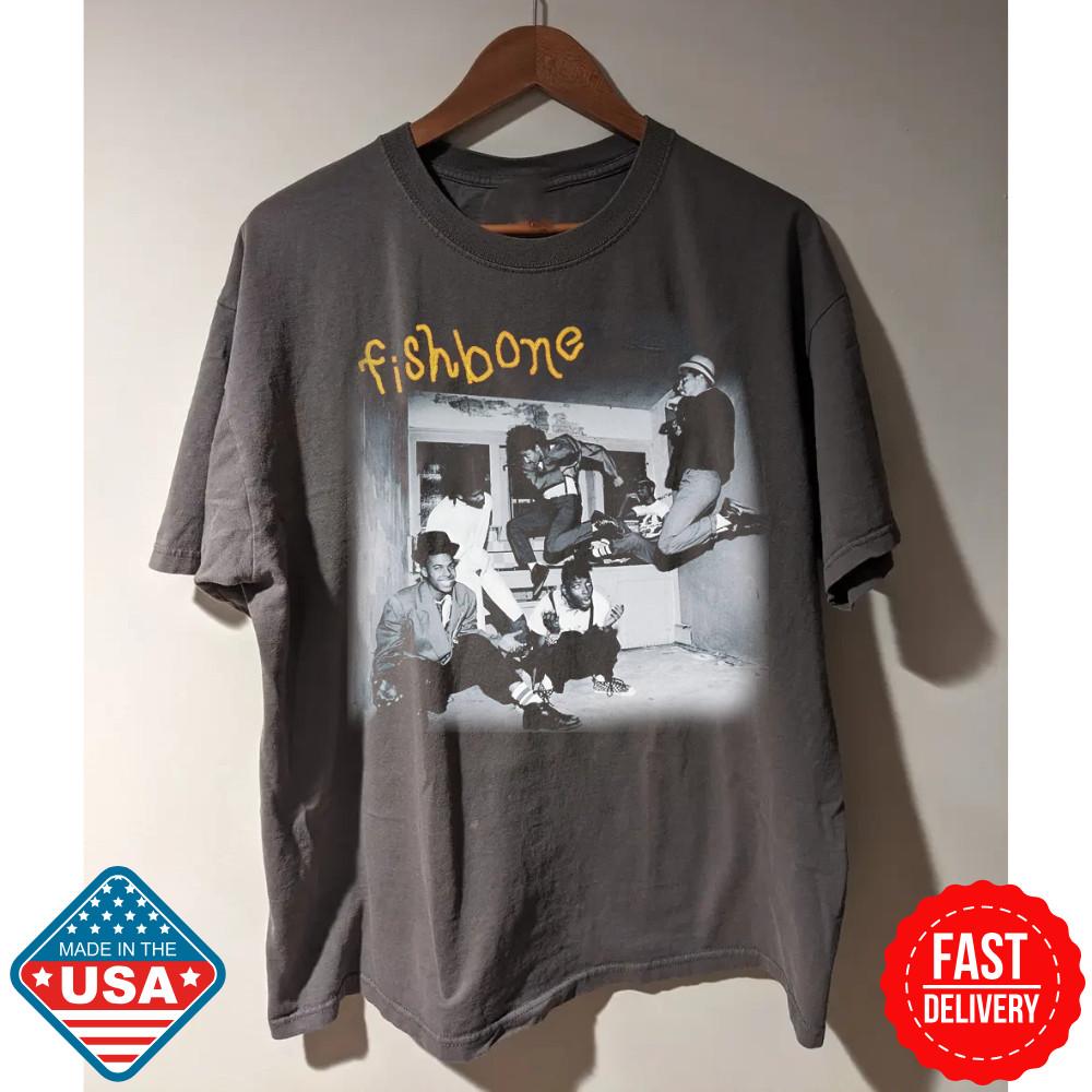 

SALE Rare Fishbone 90s Band Collection Gift For Fan S-5XL T-shirt Unisex Cotton Unisex T-Shirt L