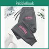 Letter Los Angeles California Pink Prints Print Pant Woman Drawstring Pocket Sweatpants Sport Jogger Casual Autumn Trouser
