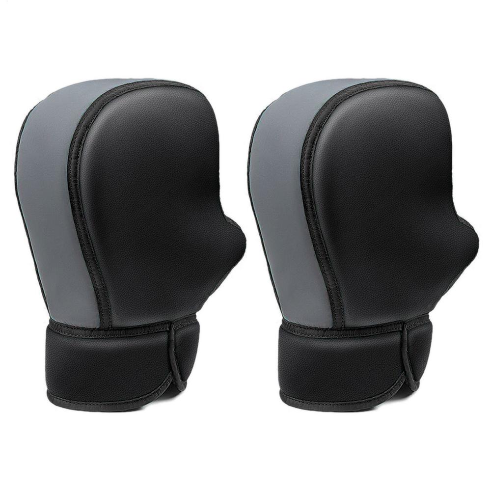 Motorcycle Handlebar Gloves Muffs Winter Warm Handle Gloves PU Waterproof Windproof Motorbike Handle Bar Hand Cover Muffs