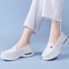 Krankenschuhe mit weichen Sohlen, atmungsaktiv und bequem, kein Fußgeruch, hohle rutschfeste flache Sohlen, große Luftpolster, medizinische weiße Schuhe